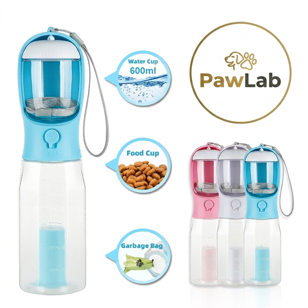 3 in 1 Pet Travel Bottle