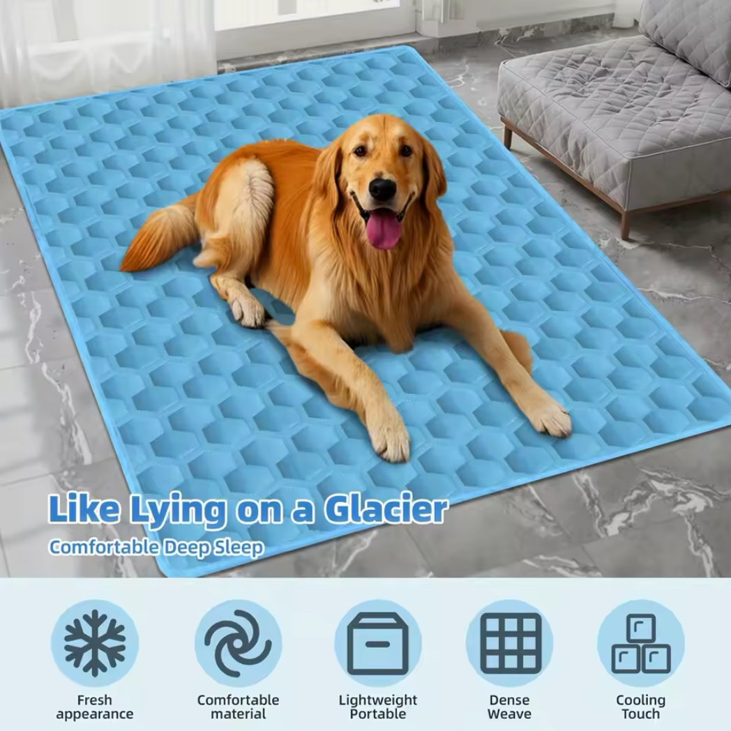 PawLab Instant Cooling Pet Mat - Pressure Activated Chill Pad for Dogs & Cats (No Water or Electricity Needed)